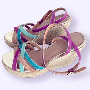 ALDO espadrilles wedges, size 8, great condition.